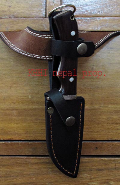 MUK knife inside sheath