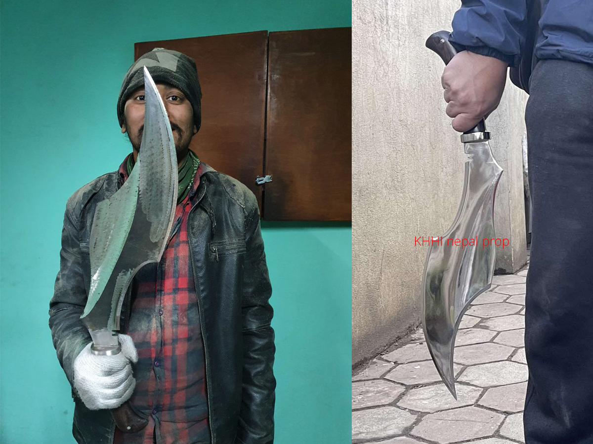 devils edge handmade fantasy knife