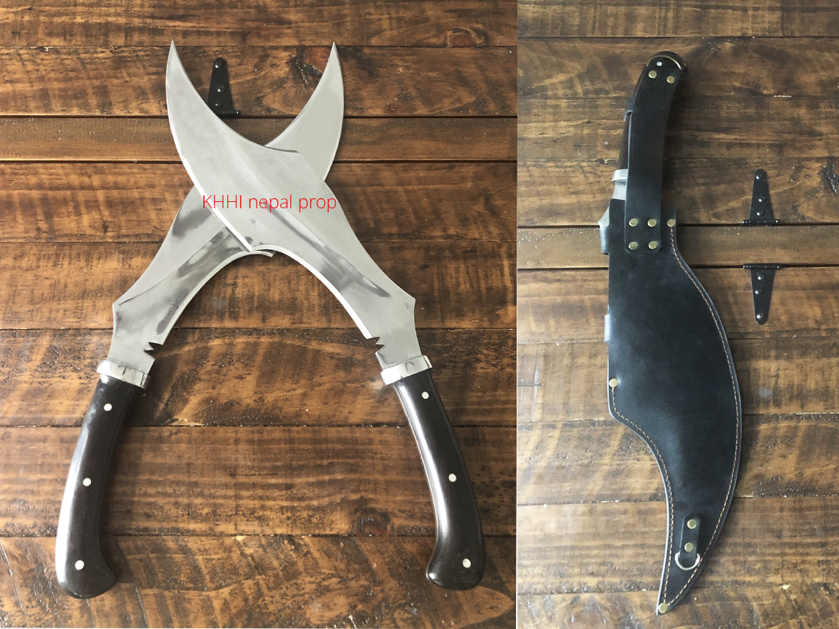 devils edge western leather sheath